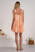 Coral Tiered Sundress