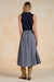 Blue Stripe Mock Neck Maxi - Fresh Chapter