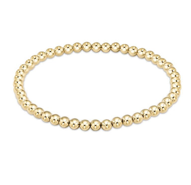 Classic Gold 4MM Bead Bracelet