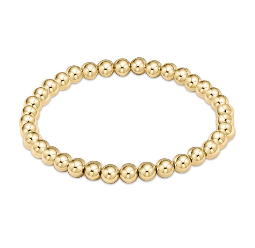 Classic Gold 5MM Bead Bracelet