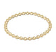 Grateful 4MM Bead Bracelet - Gold