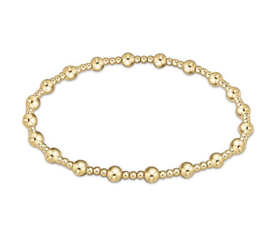 Sincerity 4MM Bead Bracelet - Gold