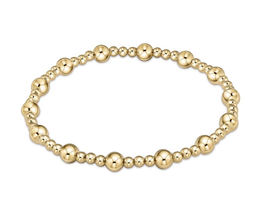 Sincerity 5MM Bead Bracelet - Gold