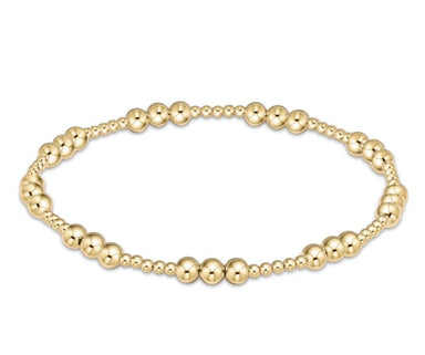 Classic Joy 4MM Bead Bracelet - Gold