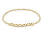 Gold Beaded Bliss 2MM Bead Bracelet - 4MM