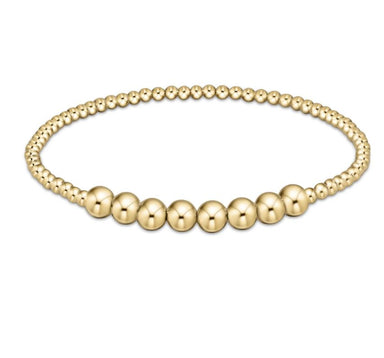 Gold Beaded Bliss 2.5mm Bead Bracelet -