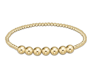 Gold Beaded Bliss 3MM Bead Bracelet - 6M