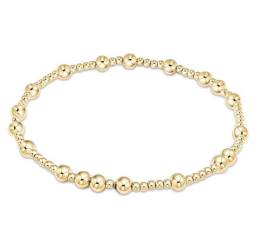 Hope Unwritten 4MM Bead Bracelet - Gold