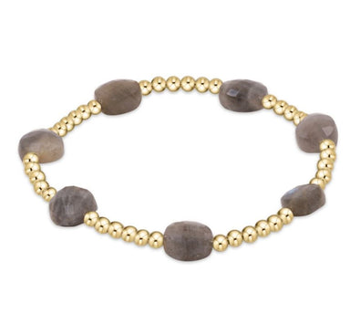 Admire Gold 3MM Bead Bracelet - Labradorite