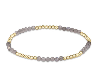 Blissful 2.5mm Bead Bracelet - Labradorite