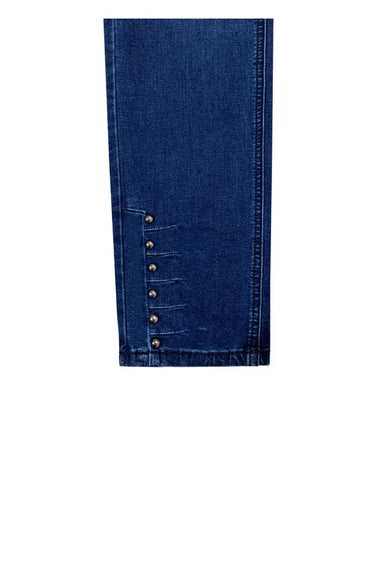 Studded Ankle Dark Wash Jeans