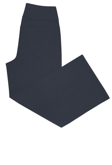 Black Wide Leg Bengaline Crop Pant