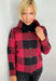 Red Buffalo Plaid Cardi