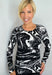 Black Marble Lightweight Sweater