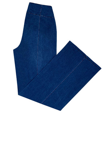 Pull On Wide Legs Medium Wash