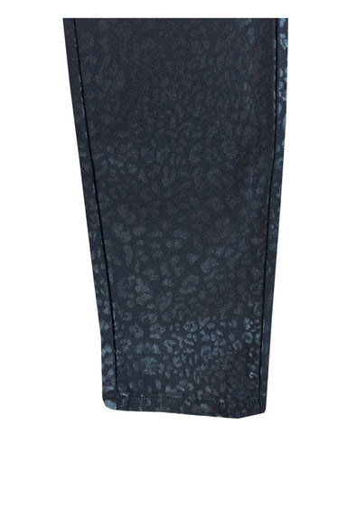 Black Leopard Print Ponte Legging