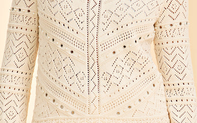 Ivory Pointelle Sweater