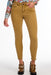 Olivia Golden Khaki Slim Ankle Jeans