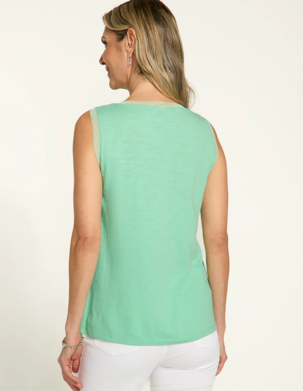 Boat Neck Cami Mint