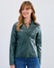 Spruce Faux Leather Moto Jacket