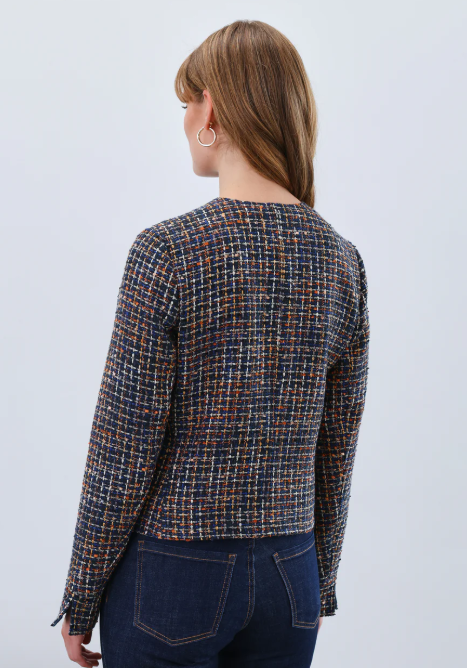 Multi Color Tweed Jacket
