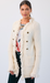 Cream Fringed Coat