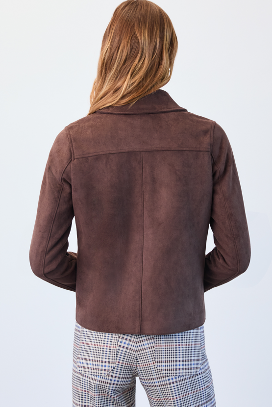 Brown Ultra Suede Jacket