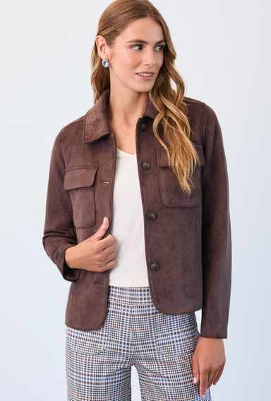 Brown Ultra Suede Jacket