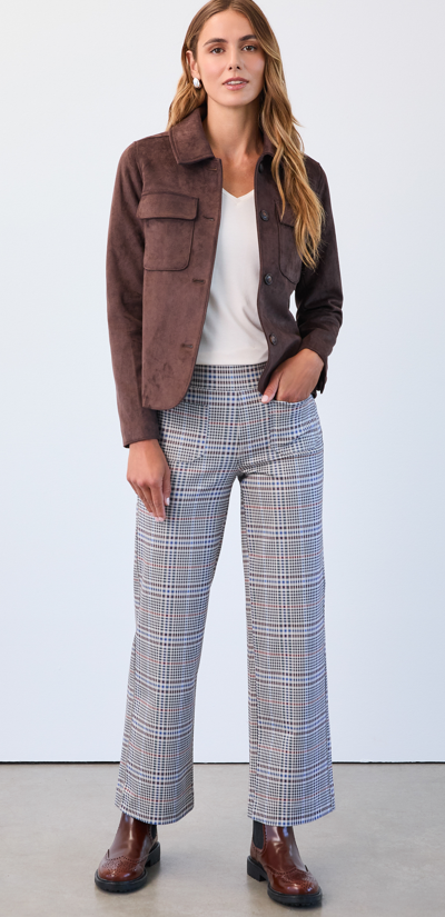 Brown Ultra Suede Jacket