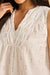 White Sleeveless V-Neck Blouse