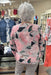 FDJ Pink Floral Fine Gauge Sweater | Artist Print | 100% Cotton | 24" Length