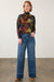 FDJ Suzanne High Rise Wide Leg Jean — Medium Wash | Panel Seam Detail | 31" Inseam