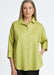 Chartreuse Avery Stretch Matte Sateen Blouse