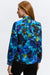 June Blue Painterly Floral Blouse