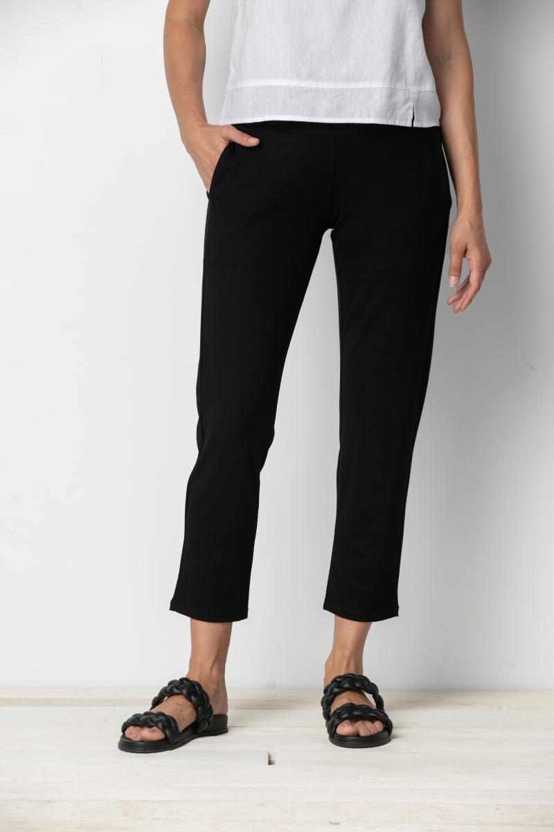 Black Core Travel Straight Pant