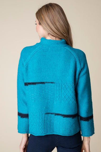 Capri Mixed Cable Stitch Pullover