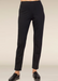 Black Luxe Ponte Slim Pant 28" Inseam