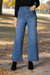 Denim Wide Leg 28" Inseam Crop Jeans