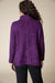 Plum Confetti Scoop Pocket Cardi