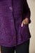 Plum Confetti Scoop Pocket Cardi