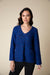 Sapphire Confetti V-neck Sweater