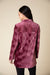 Fig Crinkle Velvet Button Front Tunic