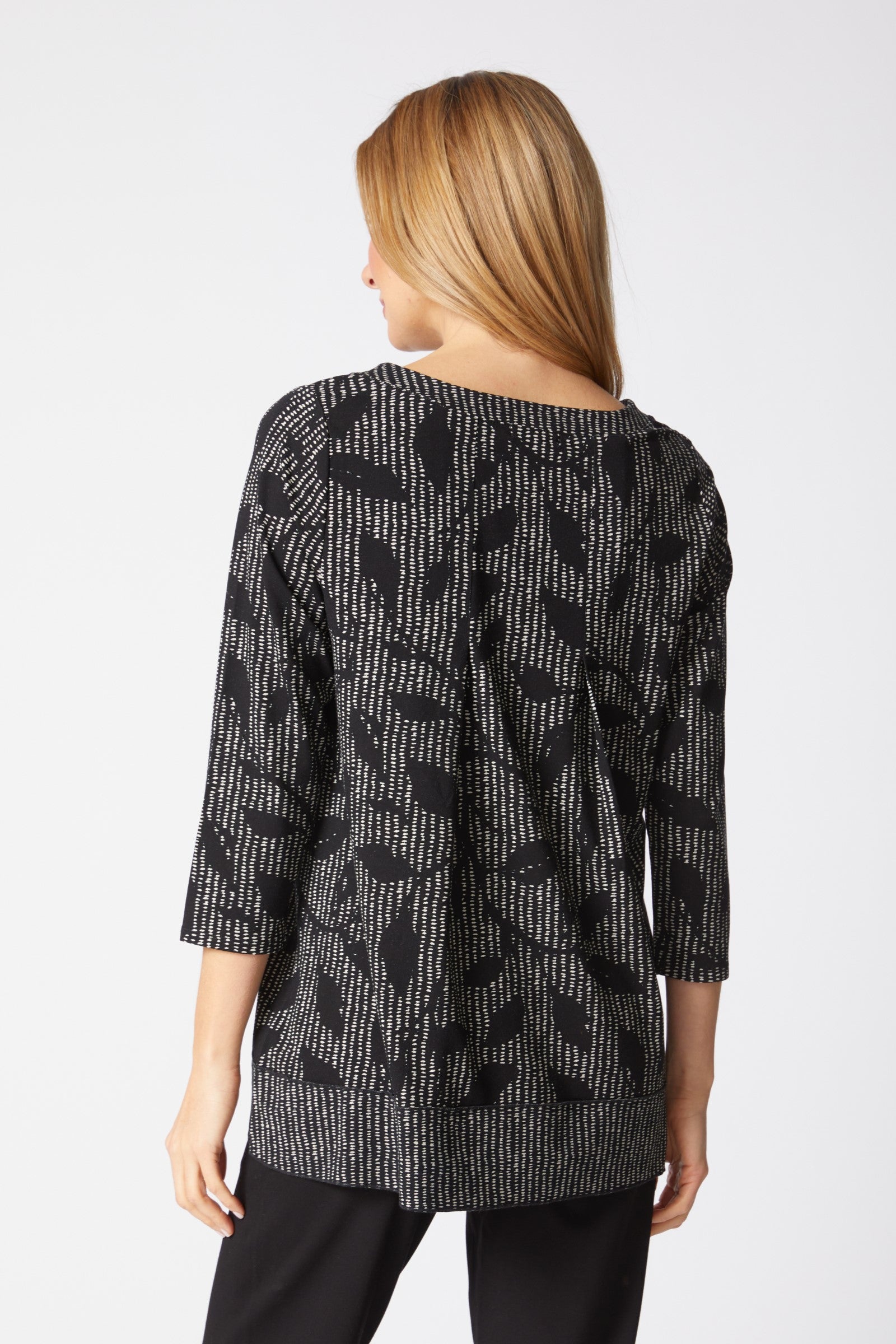 Core Travel Knit Pleat Back Tunic