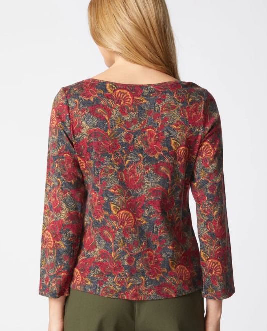 Cozy Rib Paisley Tee