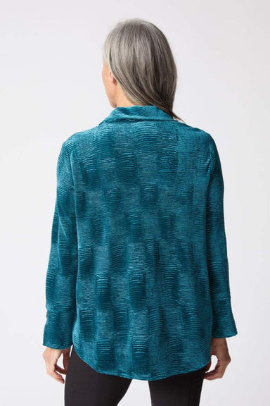 Juniper Crinkle Velvet Shirt
