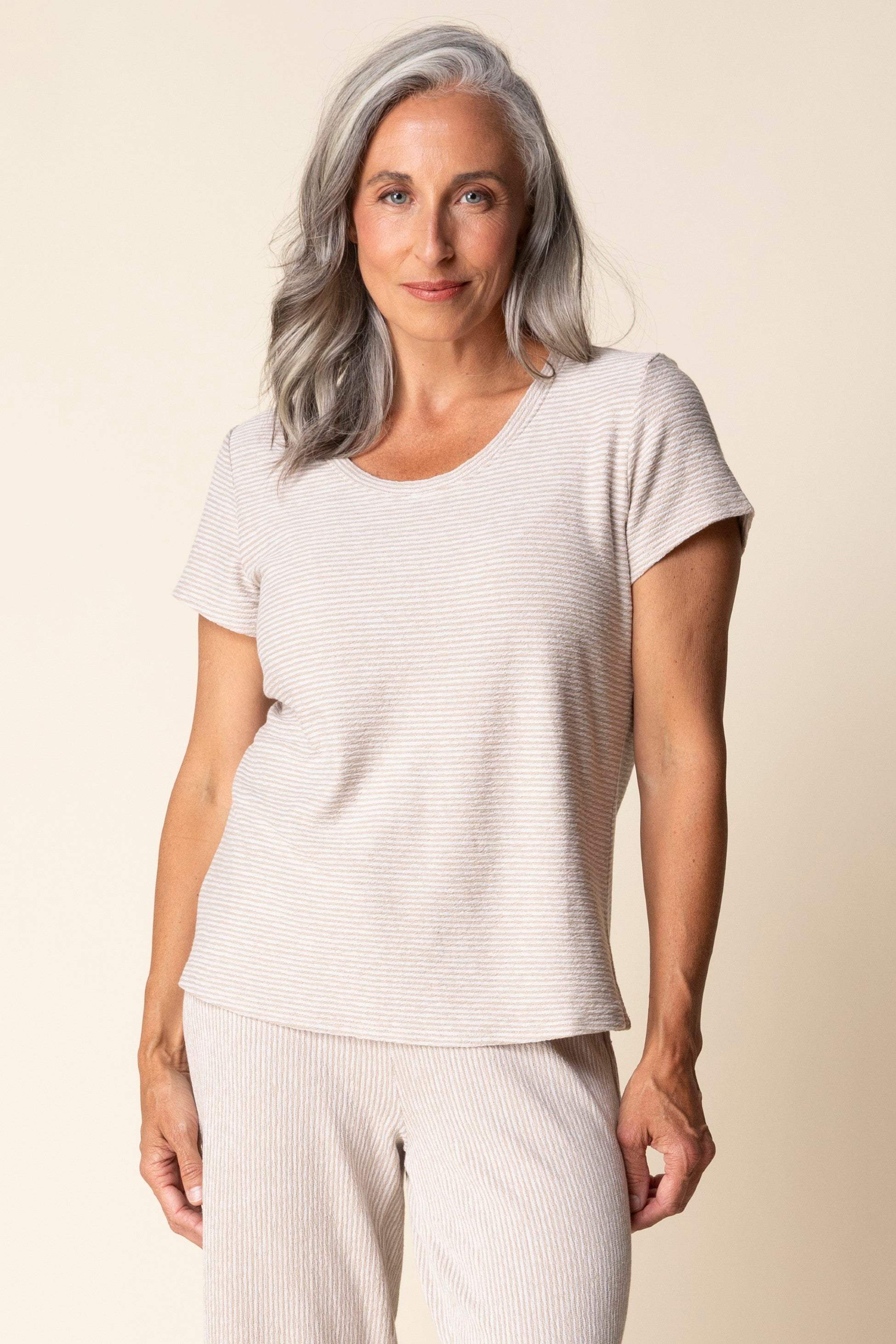 Oakwood Stripe Knit Tee