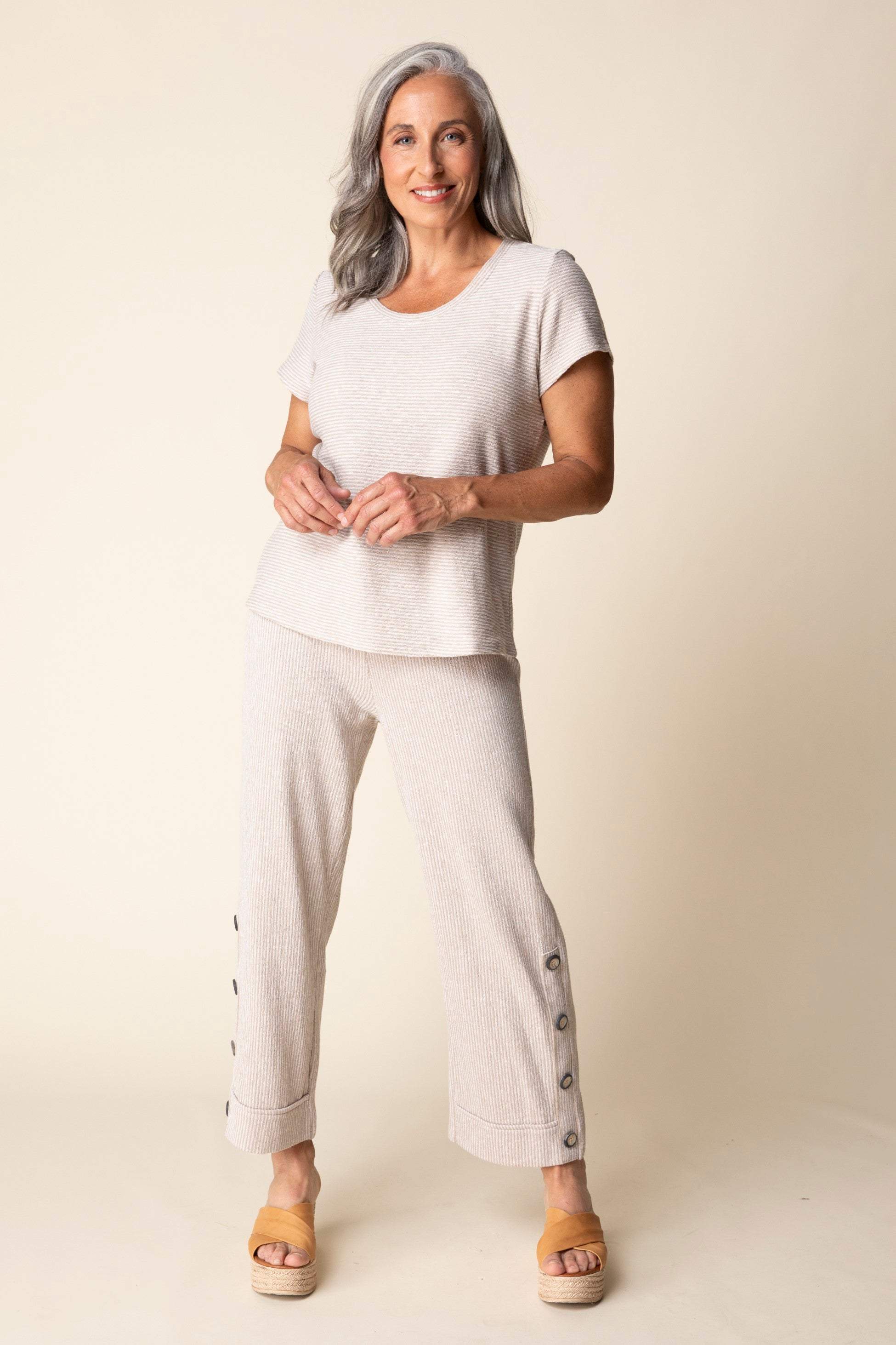 Oakwood Stripe Knit Tee