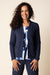 Midnight Ruched Front Jacket