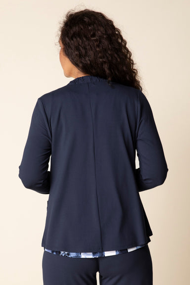 Midnight Ruched Front Jacket
