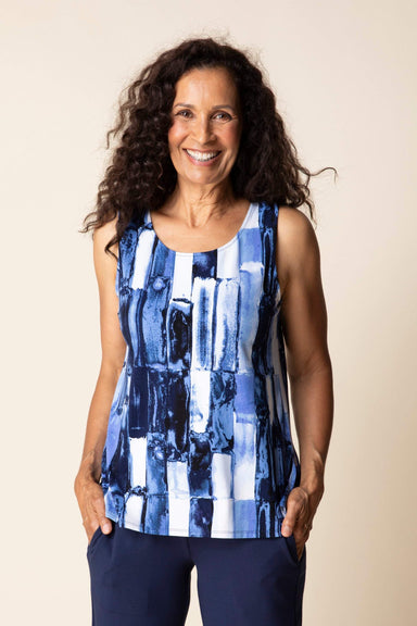 Midnight Brush Stroke Easy Tank